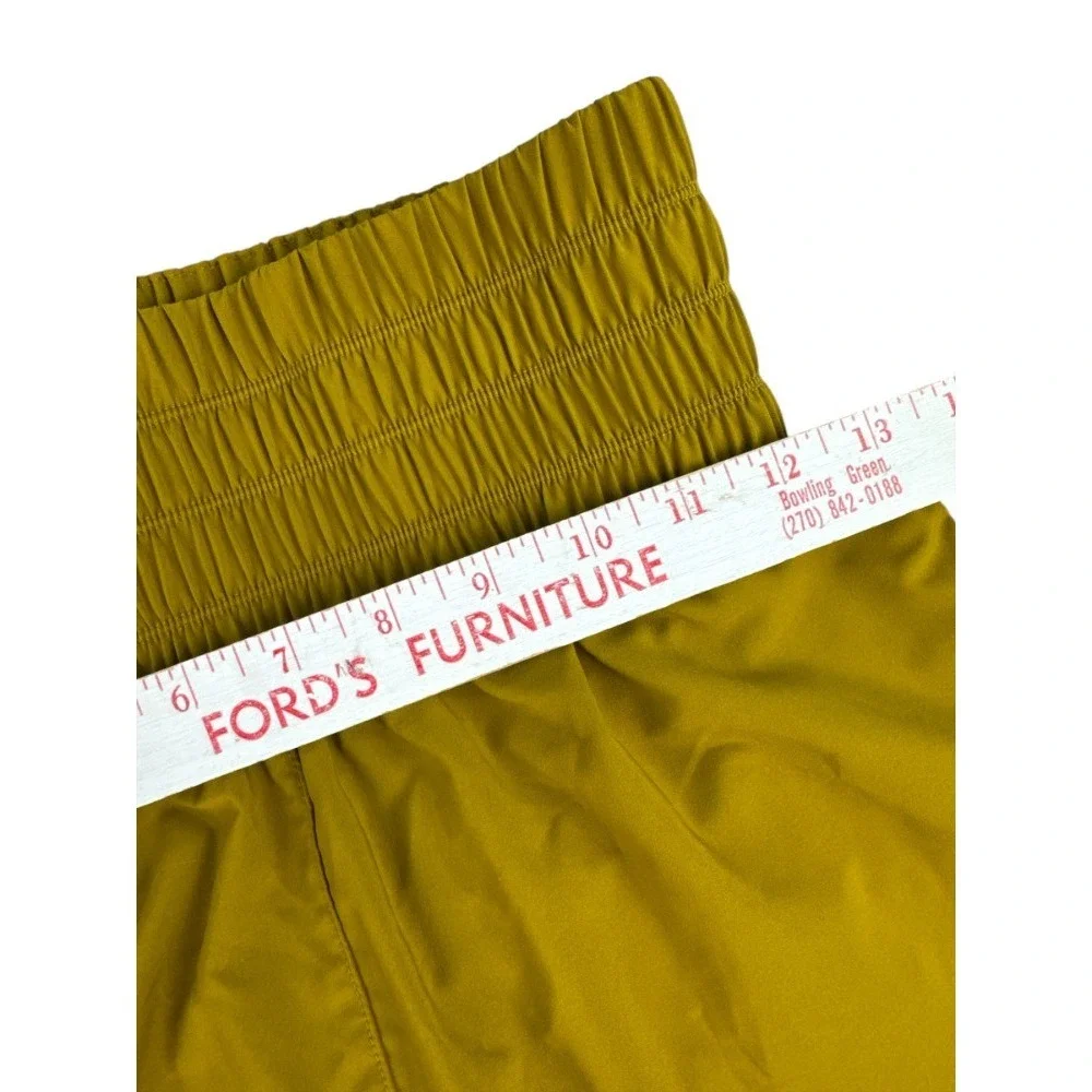 Nike One‎ Women's Small Mustard Yellow Dri-Fit Ultra High Waisted 3